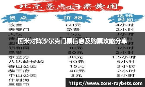 国米对阵沙尔克门票信息及购票攻略分享